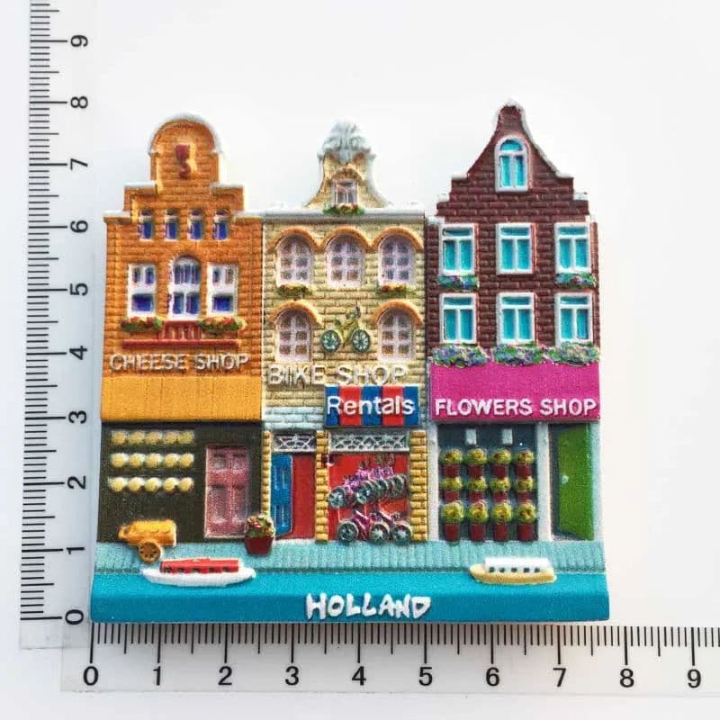 image-Netherlands Amsterdam Tourist Souvenir Magnetic Refrigerator Sticker Collection Gift Fridge Magnets