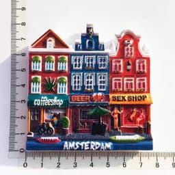 image-Netherlands Amsterdam Tourist Souvenir Magnetic Refrigerator Sticker Collection Gift Fridge Magnets