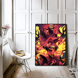 image-H-Hazbin Hotels Cartoon Whitepaper Poster HD Quality Poster Wall Art Painting Study Room Wall Decor