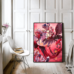 image-H-Hazbin Hotels Cartoon Whitepaper Poster HD Quality Poster Wall Art Painting Study Room Wall Decor