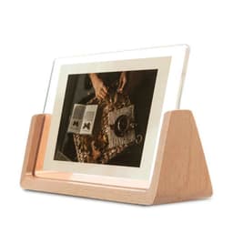 image-Walnut/Beech Creative Photo Frame Set Acrylic U Shape Transparent Frame 10X15 13X18 15X20 20X25cm Desktop Wood Pictures Frame