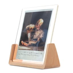 image-Walnut/Beech Creative Photo Frame Set Acrylic U Shape Transparent Frame 10X15 13X18 15X20 20X25cm Desktop Wood Pictures Frame