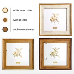 image-5/6 Inch Nordic Square Photo Frame Setting Cross Stitch Frame Square Resin Picture Frame Wall Hanging Home Decoration