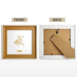 image-5/6 Inch Nordic Square Photo Frame Setting Cross Stitch Frame Square Resin Picture Frame Wall Hanging Home Decoration