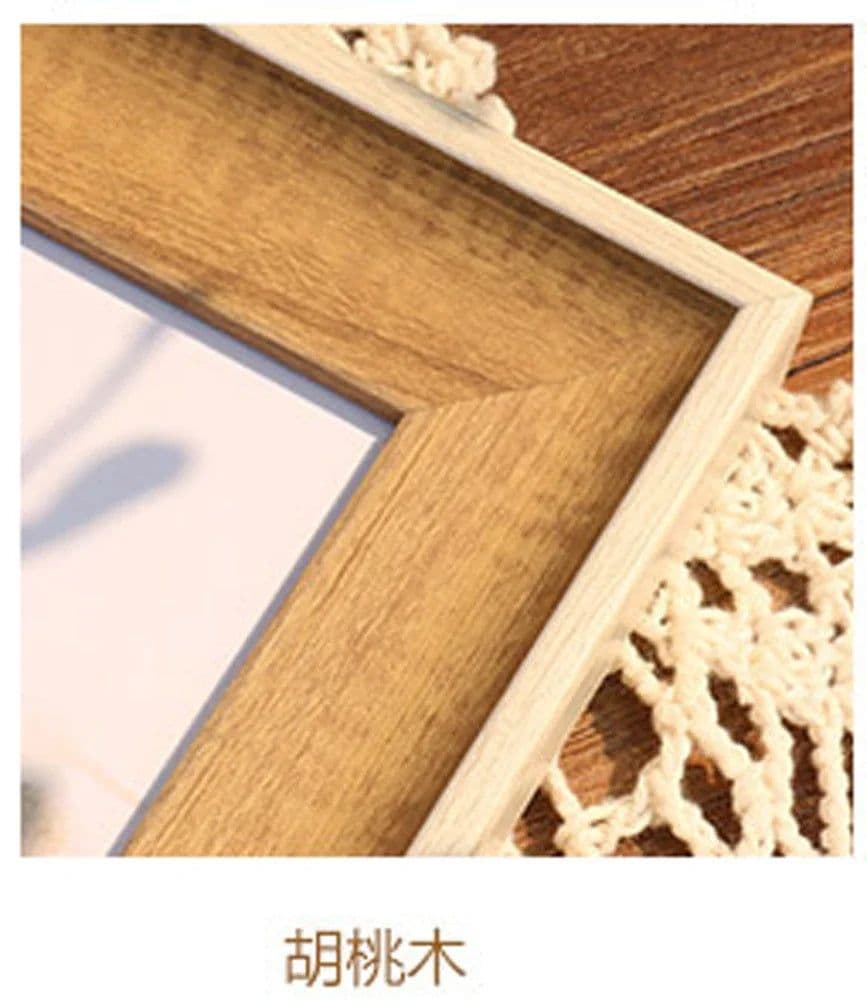 image-5/6 Inch Nordic Square Photo Frame Setting Cross Stitch Frame Square Resin Picture Frame Wall Hanging Home Decoration