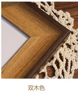 image-5/6 Inch Nordic Square Photo Frame Setting Cross Stitch Frame Square Resin Picture Frame Wall Hanging Home Decoration