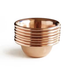 image-Copper Decorative Bowls,Tibetan Buddhist Decor Tribute Cup,Tibet Meditation and Zen Decoration 7 Set