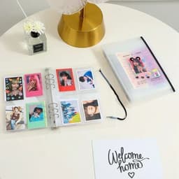 image-A5 3 Inch Photo Card Kpop Card Binder School Stationery Photocard Holder Photo Album Book Binder Filler Pages Home Decor Garden