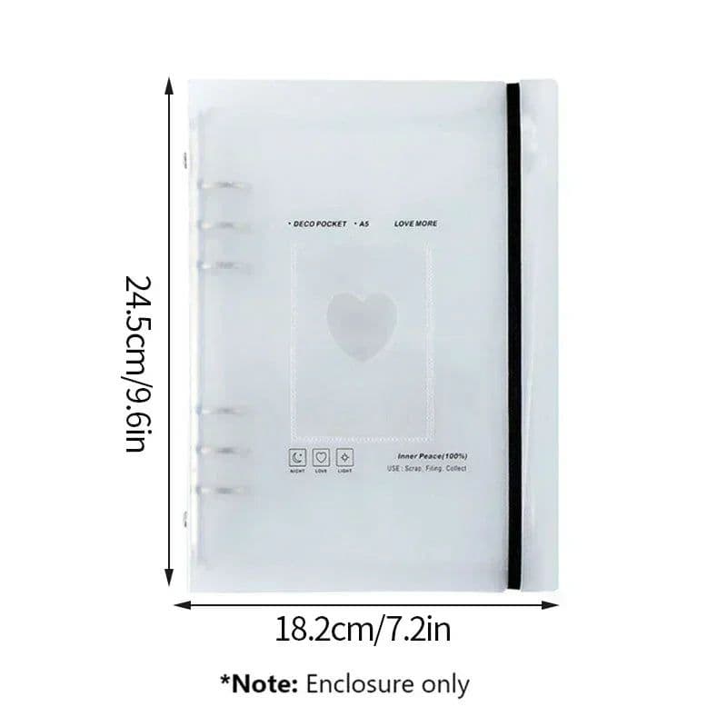image-A5 3 Inch Photo Card Kpop Card Binder School Stationery Photocard Holder Photo Album Book Binder Filler Pages Home Decor Garden