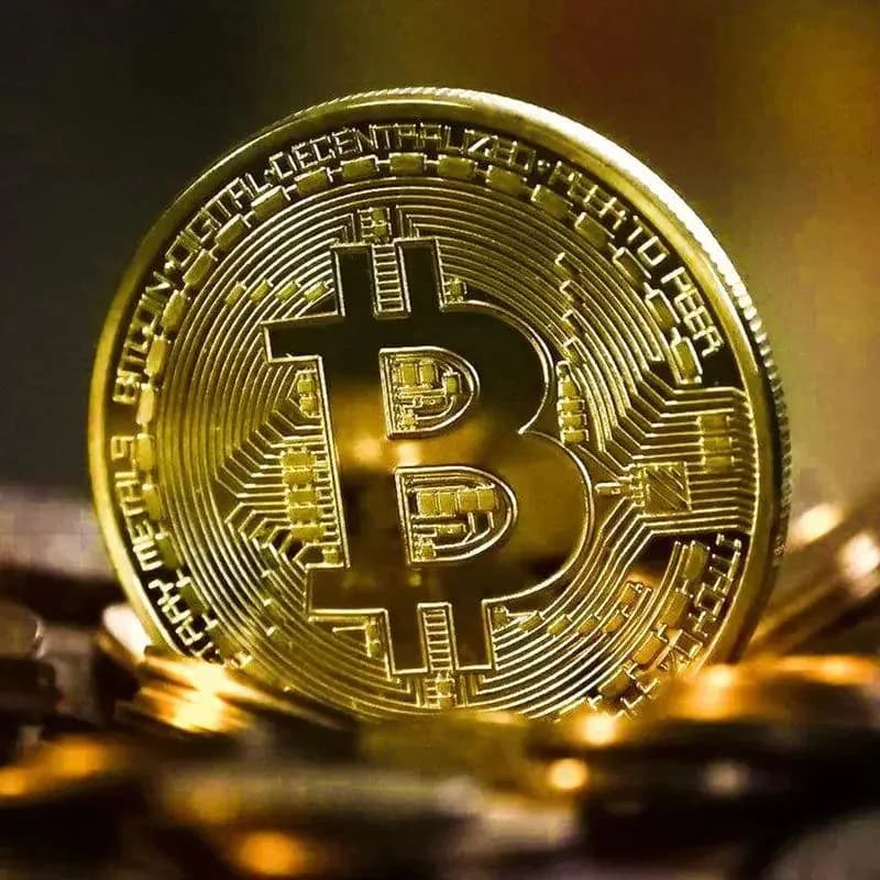 image-Gold Plated Bitcoin Coin Collectible Art Collection Gift Physical Commemorative Casascius Bit BTC Metal Antique Imitation