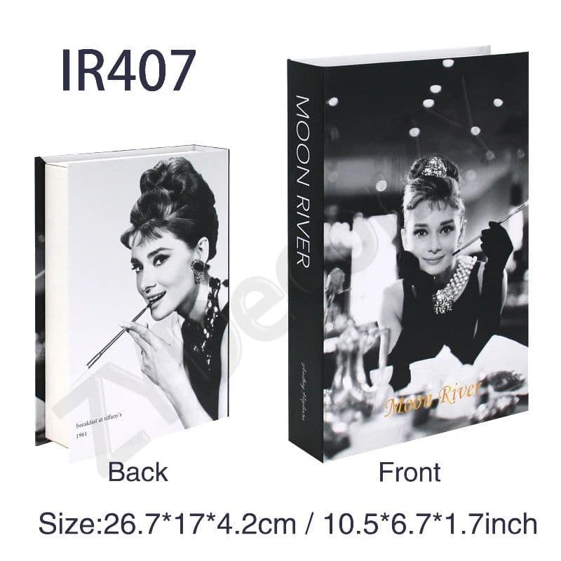 image-Fake Book Cafe Desk Table Living Room For Home Decor Interior Items Modern Home Decoration Ornaments Accessories Luxury Bedroom
