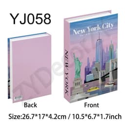 image-Fake Book Cafe Desk Table Living Room For Home Decor Interior Items Modern Home Decoration Ornaments Accessories Luxury Bedroom