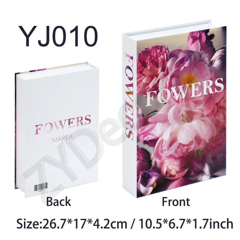 image-Fake Book Cafe Desk Table Living Room For Home Decor Interior Items Modern Home Decoration Ornaments Accessories Luxury Bedroom