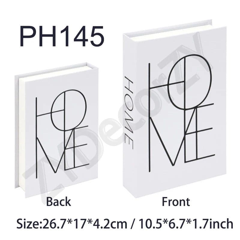 image-Fake Book Cafe Desk Table Living Room For Home Decor Interior Items Modern Home Decoration Ornaments Accessories Luxury Bedroom