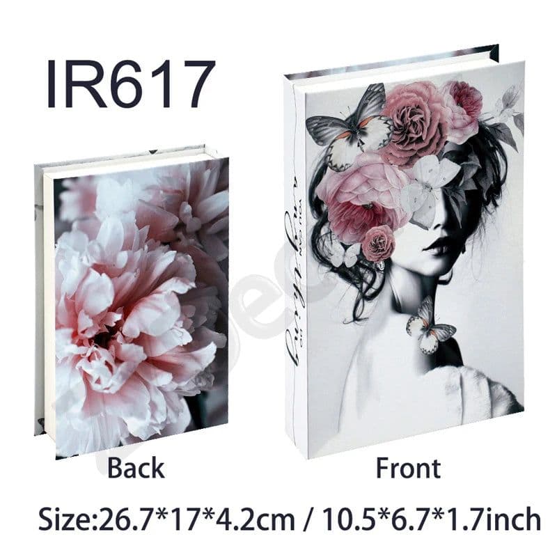 image-Fake Book Cafe Desk Table Living Room For Home Decor Interior Items Modern Home Decoration Ornaments Accessories Luxury Bedroom