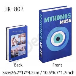 image-Fake Book Cafe Desk Table Living Room For Home Decor Interior Items Modern Home Decoration Ornaments Accessories Luxury Bedroom