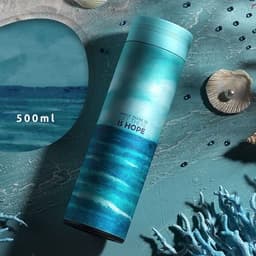 image-Red Water Cup Ins Portable Men's Cup Bottle