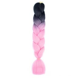 image-80 Colors Jumbo Ombre Braidng Hair Box Braids 24inch 100g