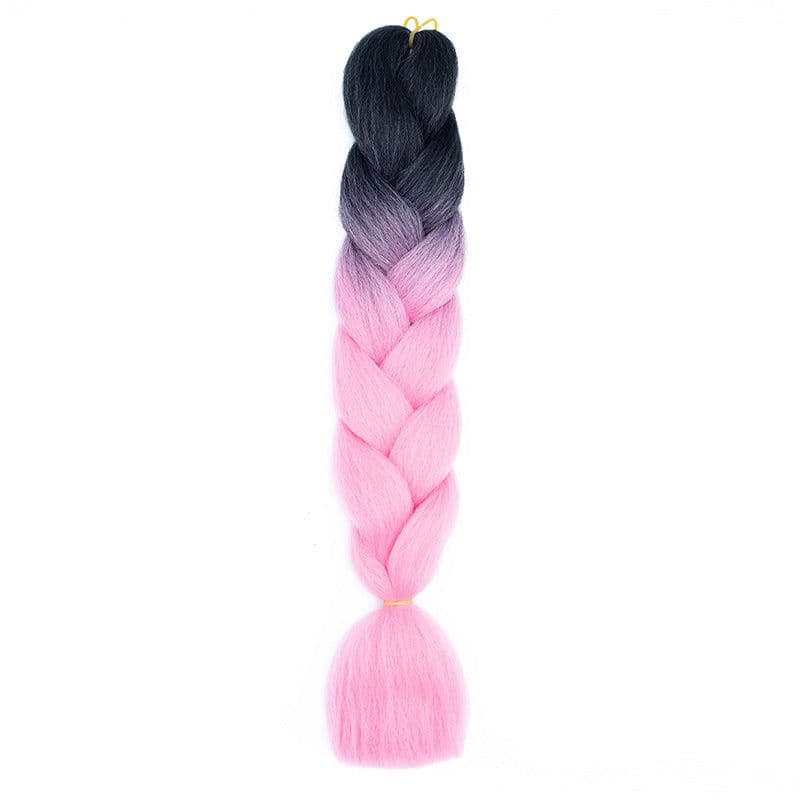 image-80 Colors Jumbo Ombre Braidng Hair Box Braids 24inch 100g