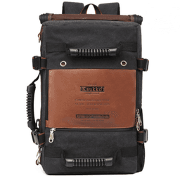 image-Large High Quality Canvas Travel Mountaineering Backpack