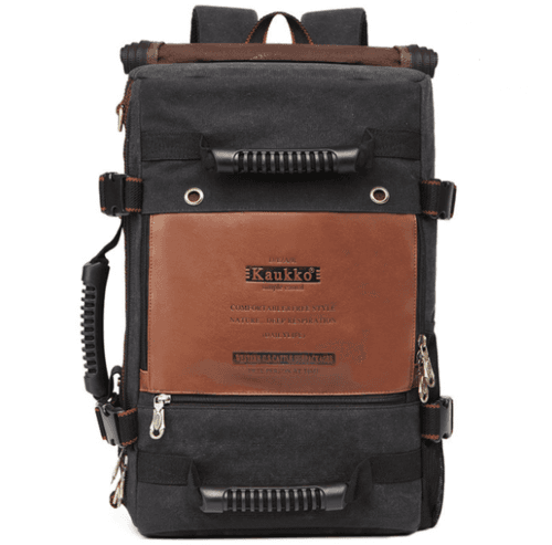 image-Large High Quality Canvas Travel Mountaineering Backpack