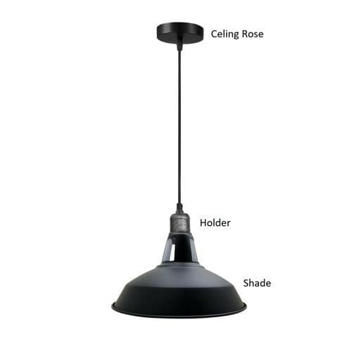 image-12" Vintage Ceiling Barn Pendant Lights Hanging Rope Fixtures E26~1147