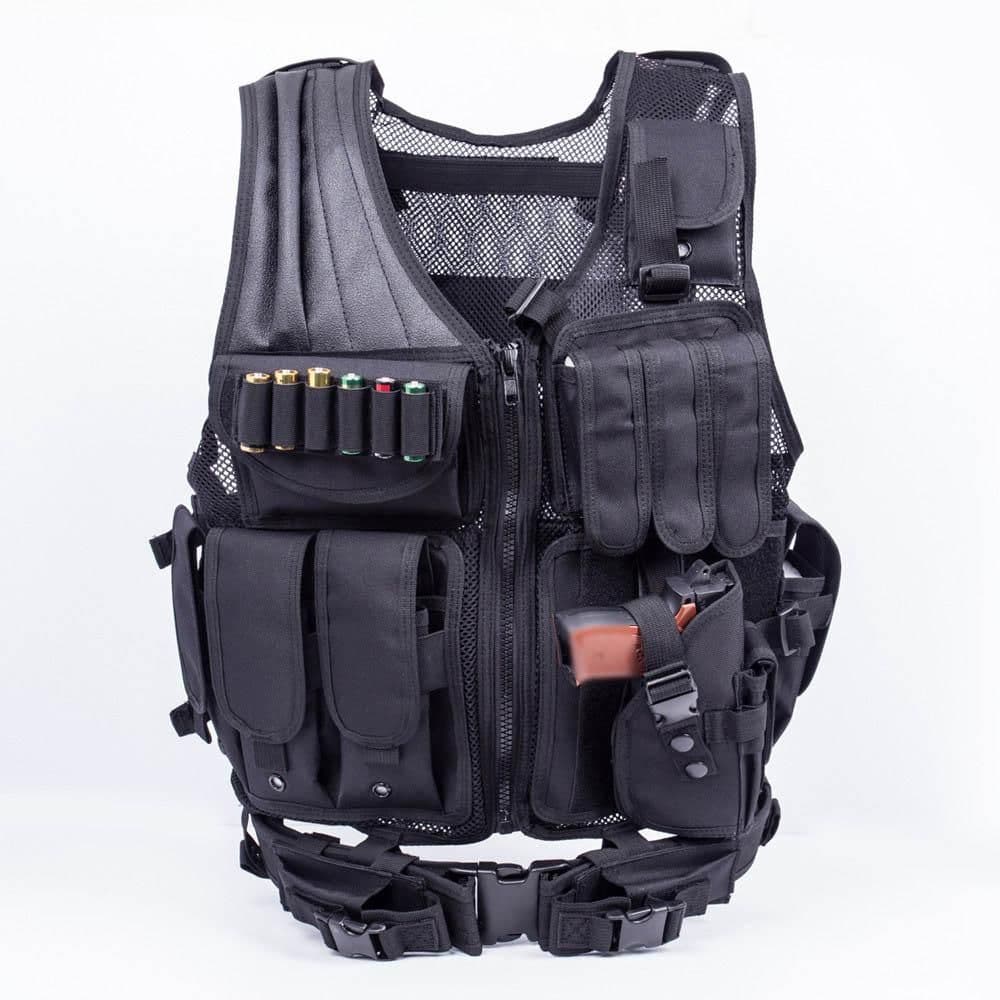 image-Adjustable Tactical Army Airsoft Molle Vest Combat Hunting Vest with