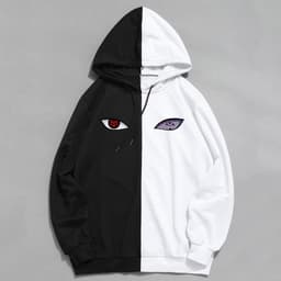 image-E-BAIHUI New Anime Brand Naruto Printing The Sharingan Double Color