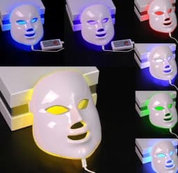 image-7 Colors Lights LED Photon PDT Facial Mask Face Skin Care Rejuvenation