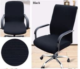 image-Large size office chair Computer Silpcover side zipper blanket cover