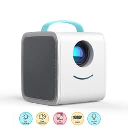 image-Q2 Mini Projector 700 Lumens Portable Beamer USB AV Port LED Beam Box