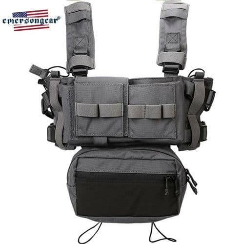 image-MK3 Chest Rig Tactical Vest Micro Fight Modular Hunting Plate Carrier