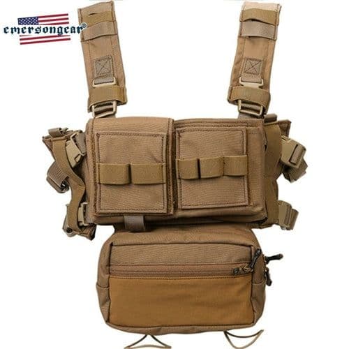 image-MK3 Chest Rig Tactical Vest Micro Fight Modular Hunting Plate Carrier