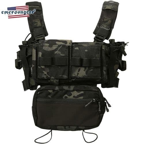 image-MK3 Chest Rig Tactical Vest Micro Fight Modular Hunting Plate Carrier