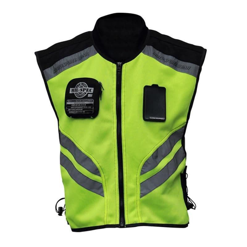 image-Sports Motorcycle Reflective Vest High Visibility Fluorescent Riding