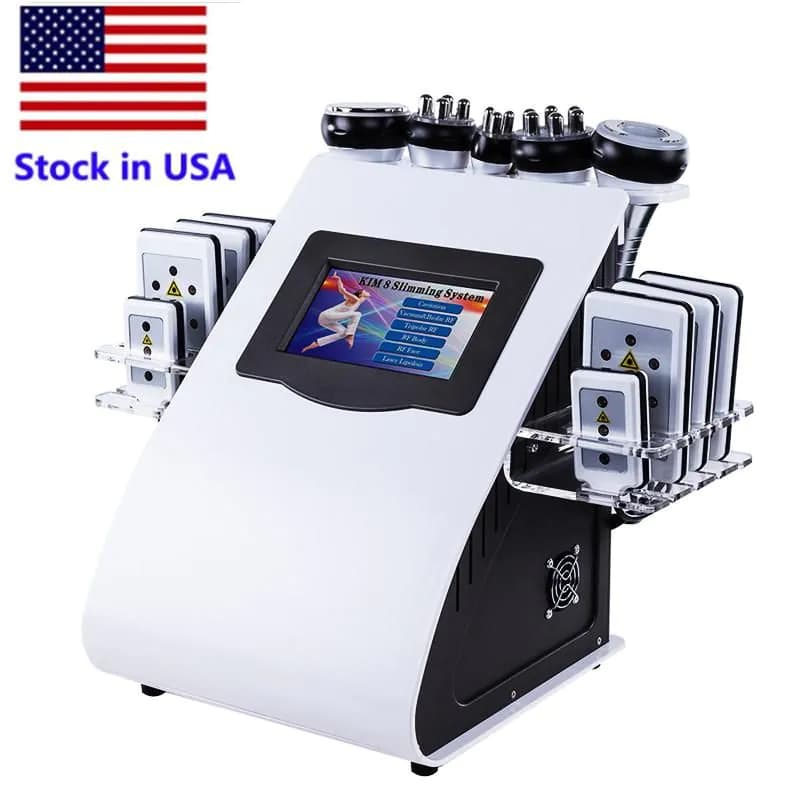 image-Stock in US New Promotion 6 In 1 Ultrasonic Cavitation Vacuum Radio