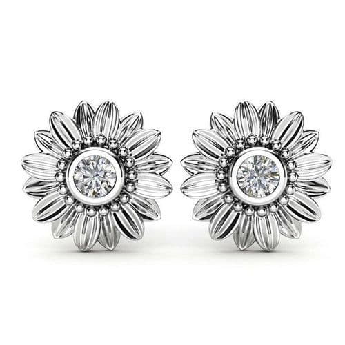 image-CZ Stone Earings Fashion Jewelry Crystal Stud Earrings For Women
