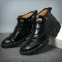 image-2020 New Genuine Leather Mens Boots Cross-Border Large Size Tooling