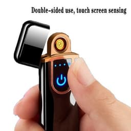 image-Novelty Electric Touch Sensor Cool Lighter USB Rechargeable Portable