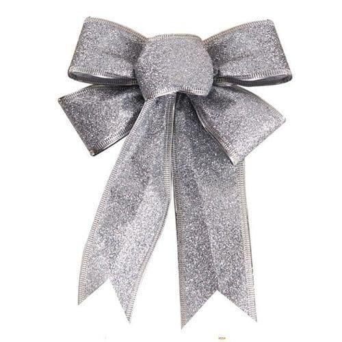 image-Christmas Christmas Tree Hanging Ornaments Glitter Bows Big Bowknot