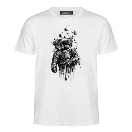 image-2019 fashion new astronaut printing fitness men's shirt sweatshirt XL