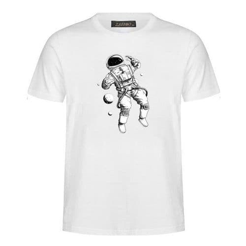 image-2019 fashion new astronaut printing fitness men's shirt sweatshirt XL