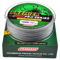 image-100Meters/1box Gray Fishing Lines 4 Weaves Braided PE Line Available