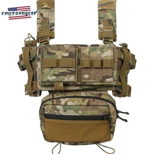 image-MK3 Chest Rig Tactical Vest Micro Fight Modular Hunting Plate Carrier