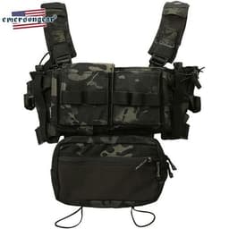image-MK3 Chest Rig Tactical Vest Micro Fight Modular Hunting Plate Carrier