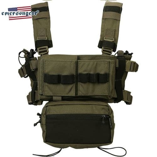 image-MK3 Chest Rig Tactical Vest Micro Fight Modular Hunting Plate Carrier