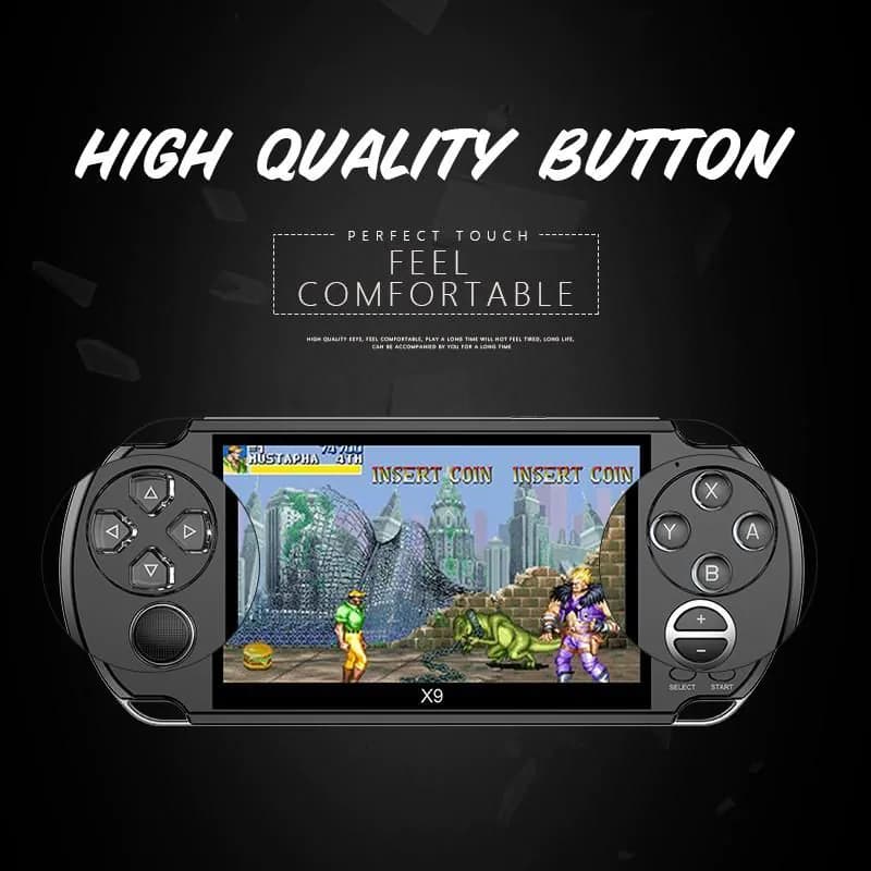 image-Video Game Console 5.0 Inch Large Screen Handheld Gamer Player Support