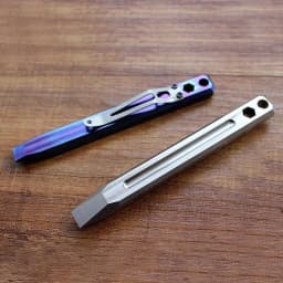 image-TC4 Titanium CNC Self-defense Tactical Crowbar Cutter Portable Outdoor