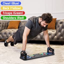 image-9 in 1 Push Up Rack Training Board ABS abdominal Muscle Trainer Sports