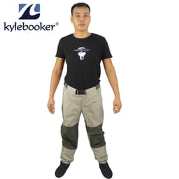 image-KyleBooker Fly Fishing Waders Pant Durable Weatherproof Wading Pants